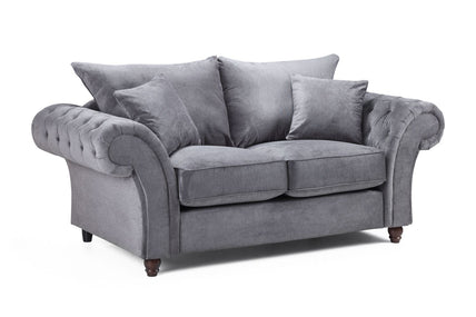 Windsor Fullback Sofa Grey 2 Seater