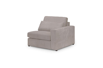 Kiana Modular Sofa Mocha Right Hand Arm Piece