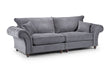 Windsor Fullback Sofa Grey 4 Seater