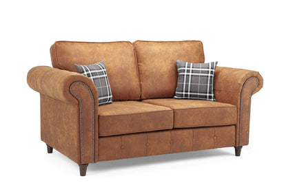 Oakland Sofa Tan 2 Seater