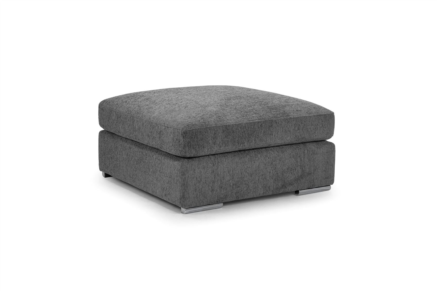 Naples Sofa Grey Footstool