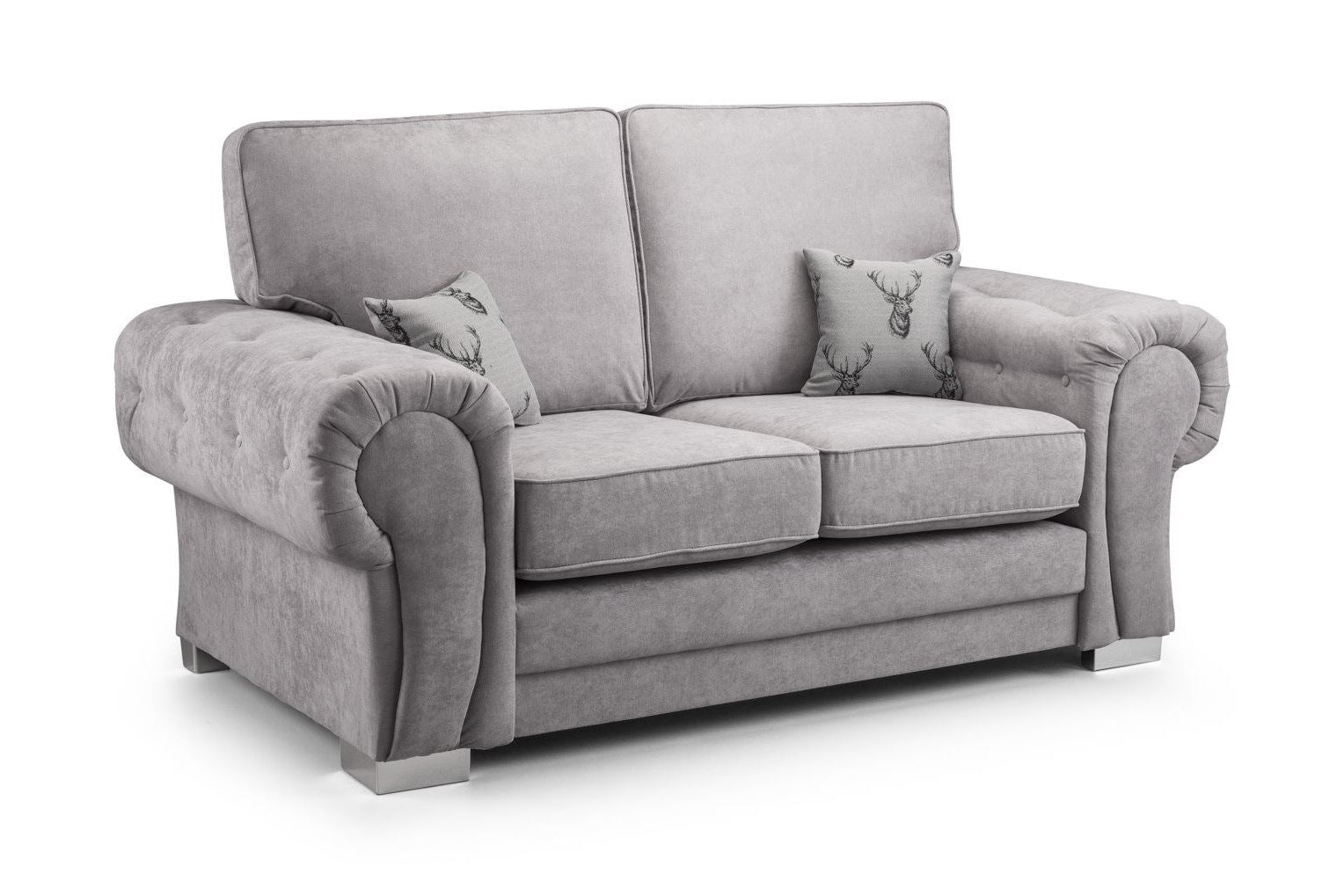 Verona Fullback Sofa Grey 2 Seater