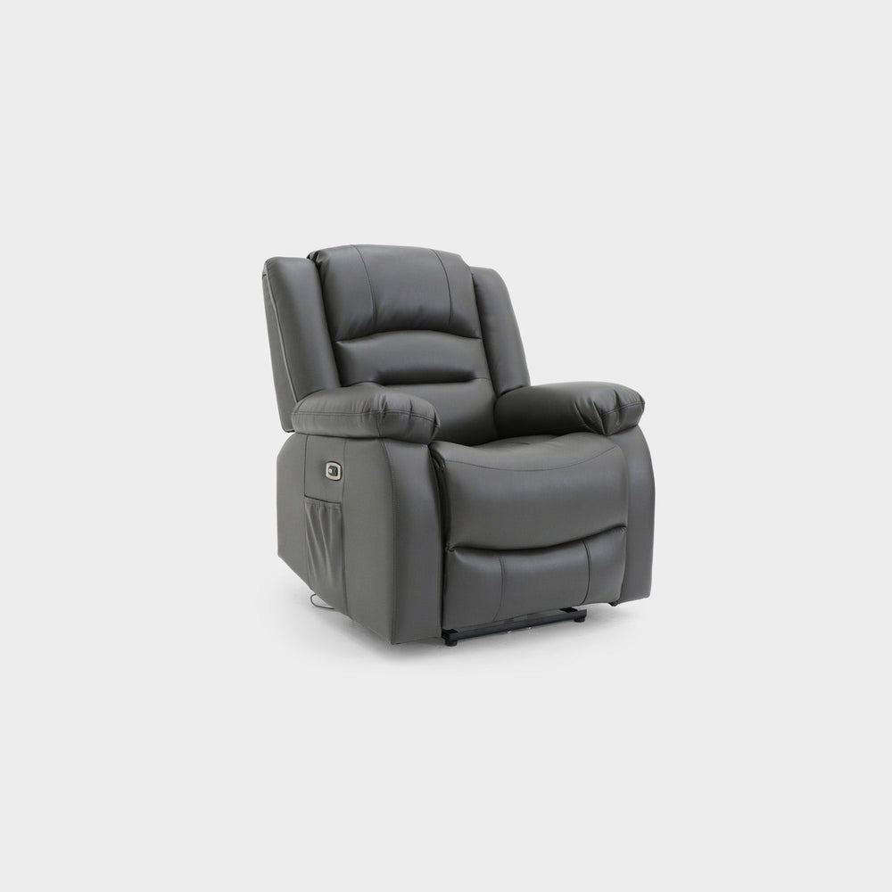 Alva Electric Recliner Sofa Grey Armchair