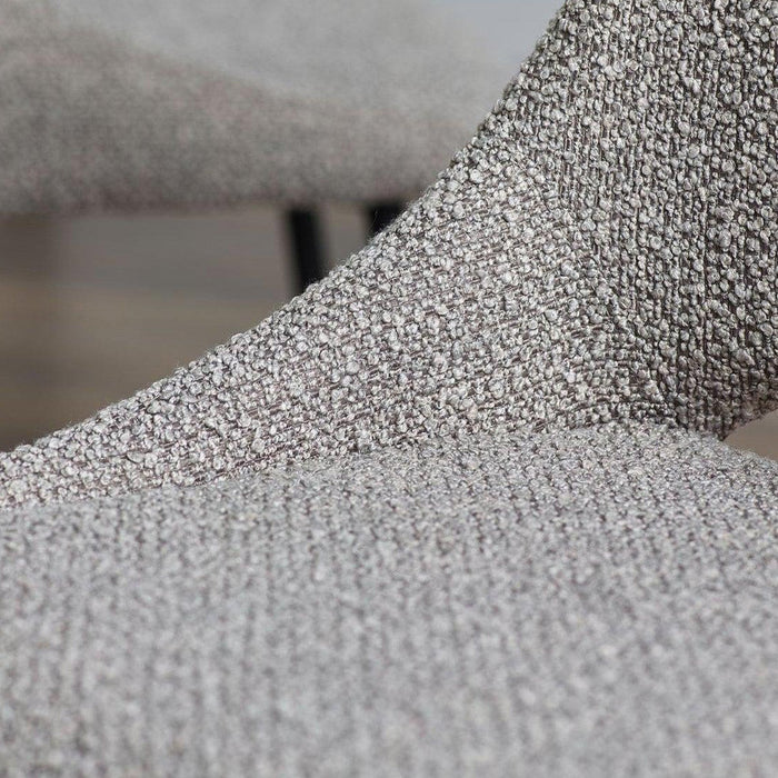 Apis Set Of 2 Dining Chairs Boucle Grey