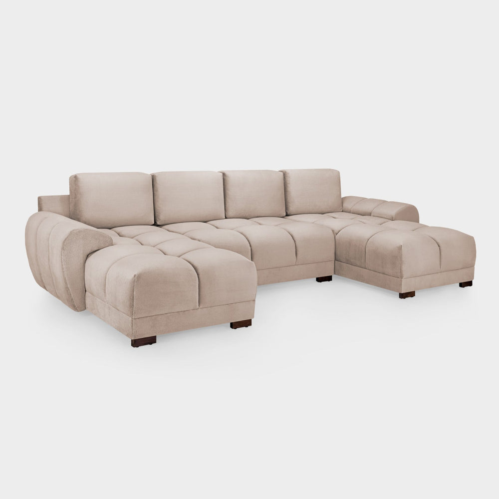 Azzuro Sofa Mocha U Shape Corner