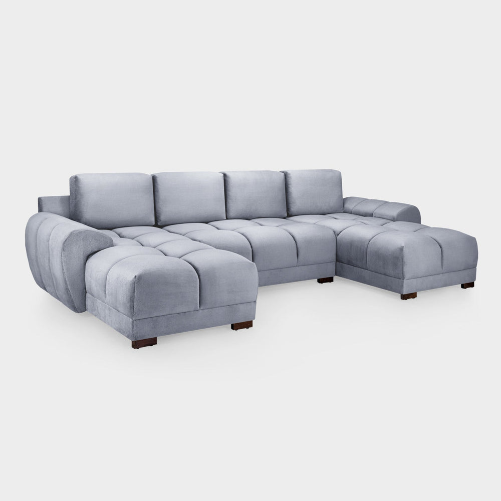 Azzuro Sofa Grey U Shape Corner