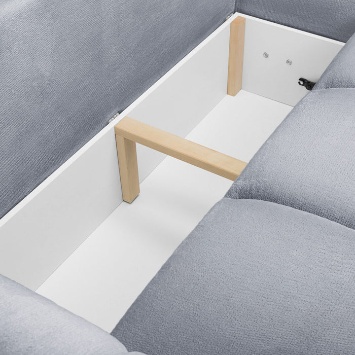 Azzuro Sofa Bed Grey Universal Corner
