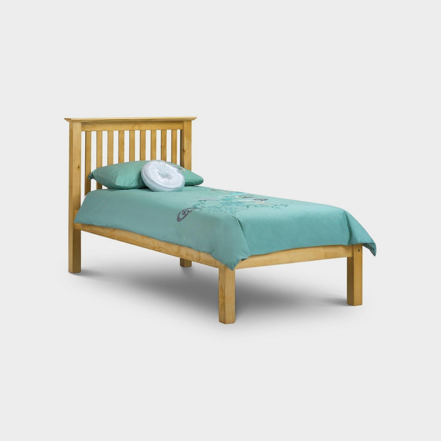Barcelona Bed Frame Single Antique Pine