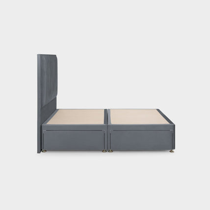 Bea 4 Drawer Bed King Plush Steel 4 Drawers
