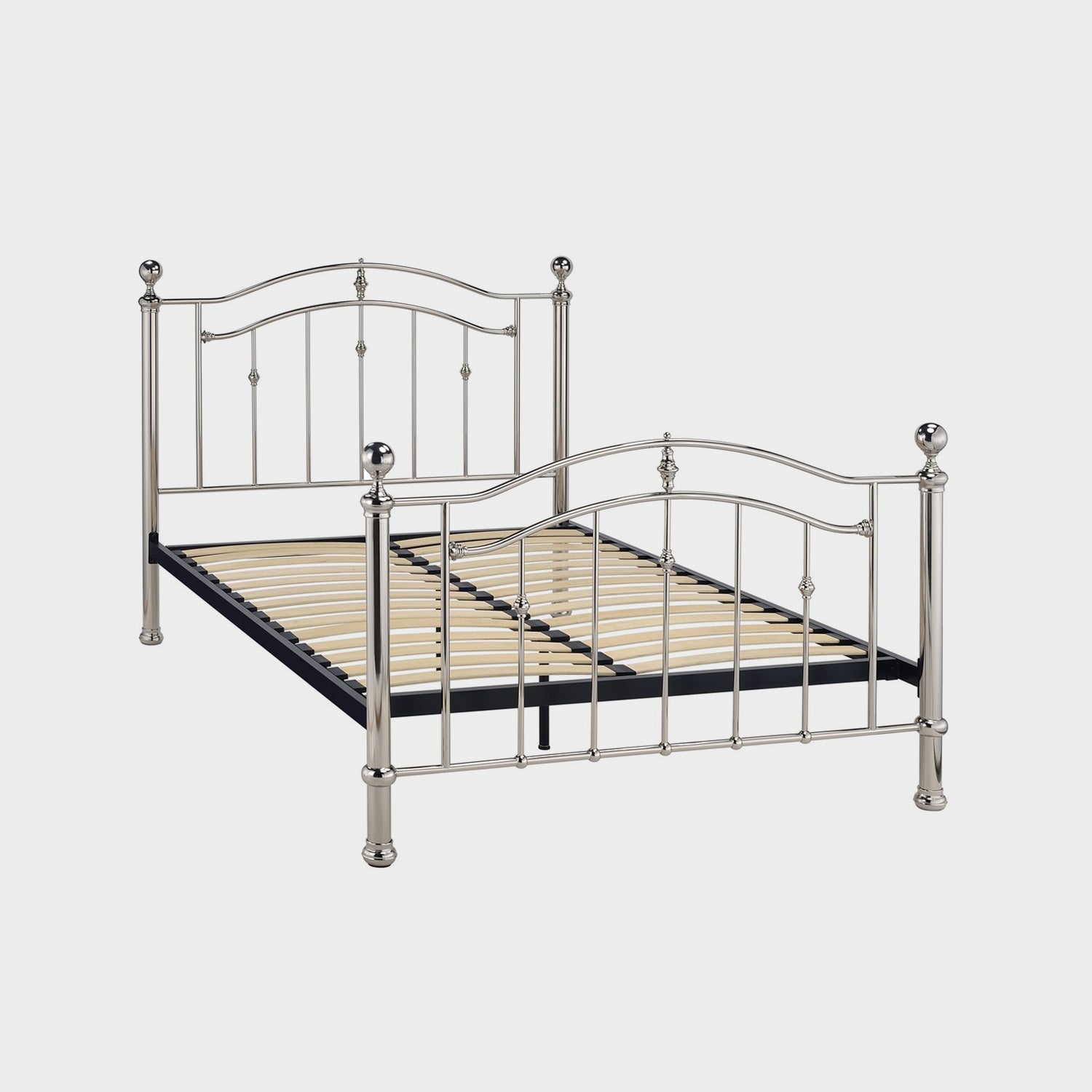 Callisto Bed Frame King Chrome