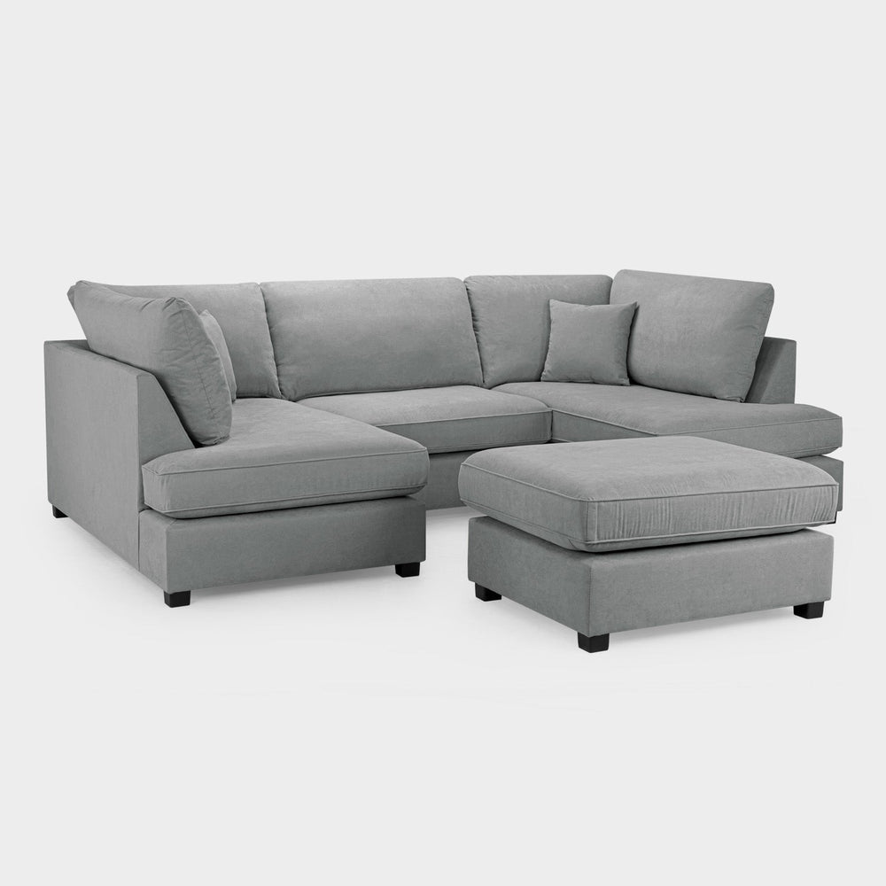 Carnaby Sofa Grey U Shape Corner