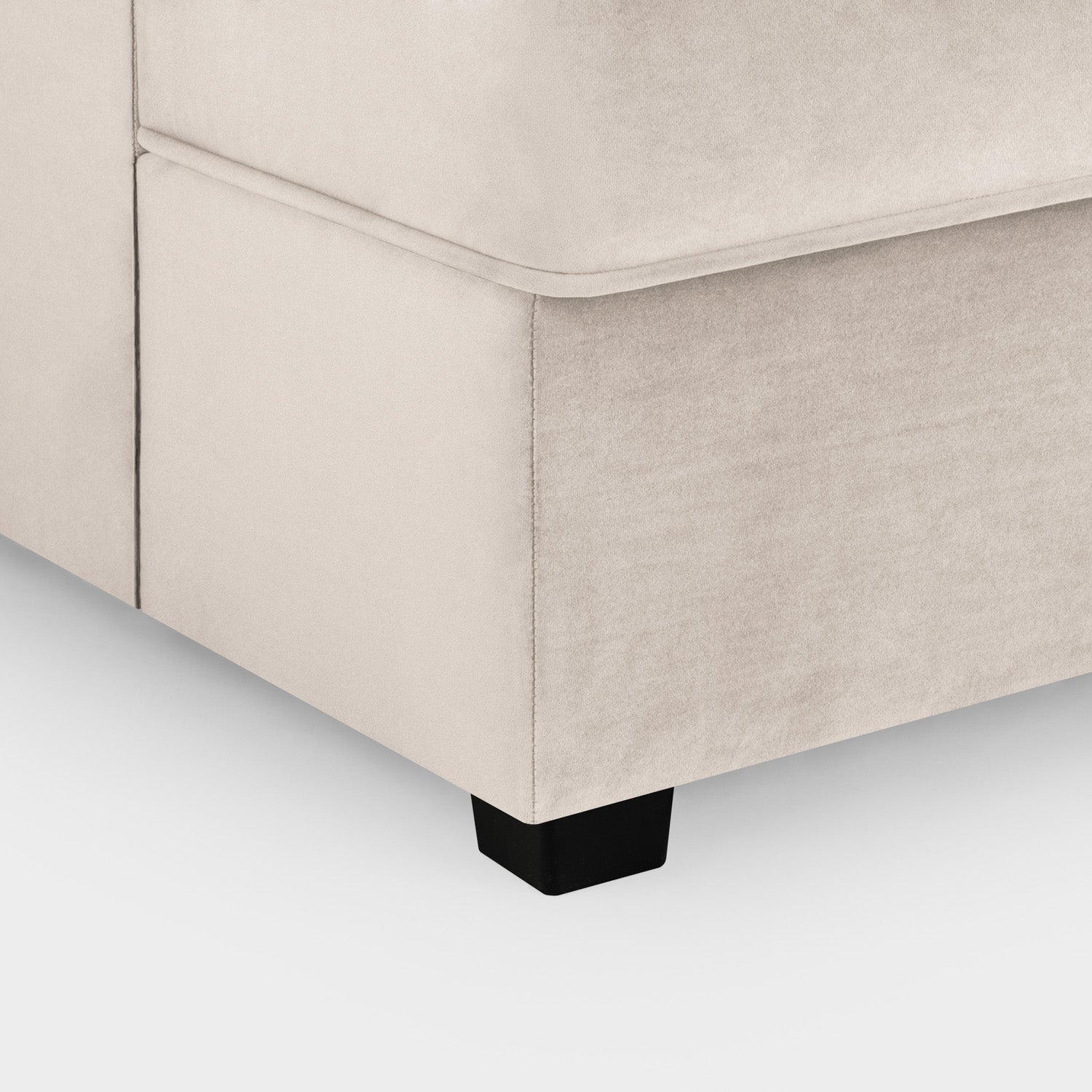 Carnaby Sofa Plush Beige U Shape Corner