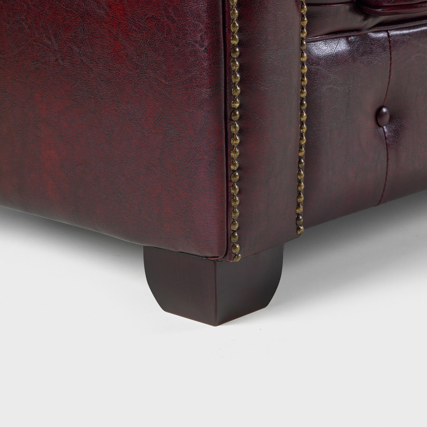 Chesterfield Sofa Oxblood Red 2 Seater