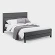 Chloe Bed Frame Double Storm Grey/Black