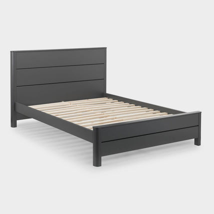 Chloe Bed Frame Double Storm Grey/Black