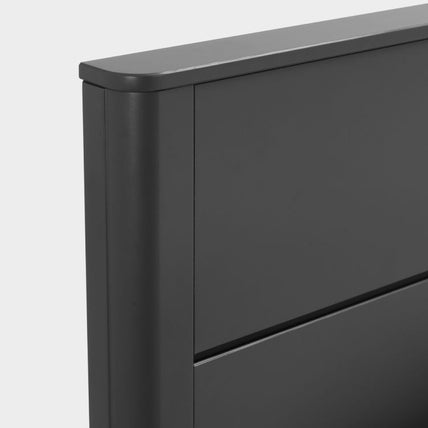 Chloe Bed Frame Double Storm Grey/Black