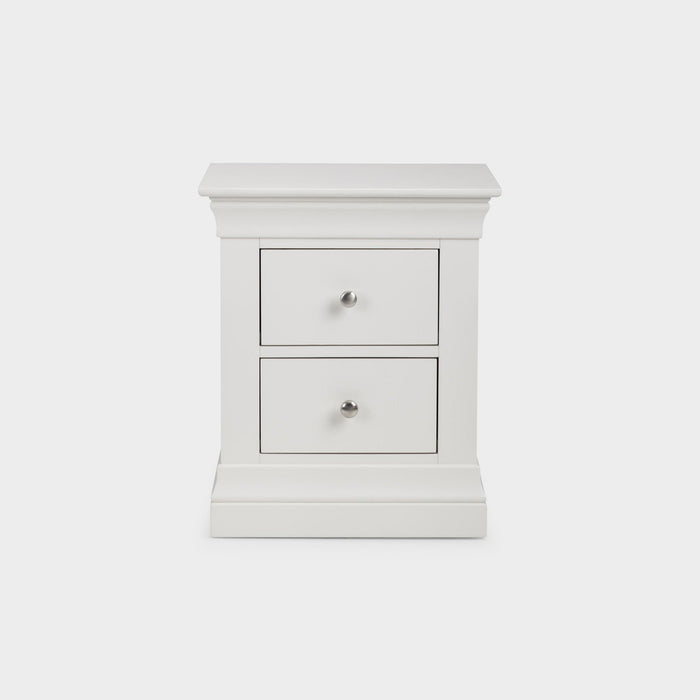Clove Bedside White 2 Drawer