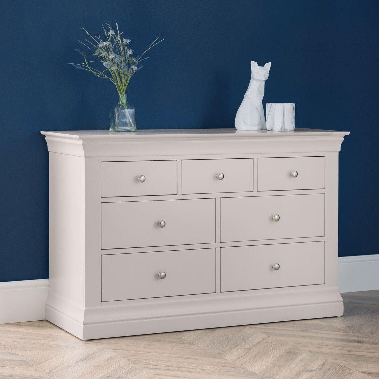 Clove Chest Grey 4+3 Drawer