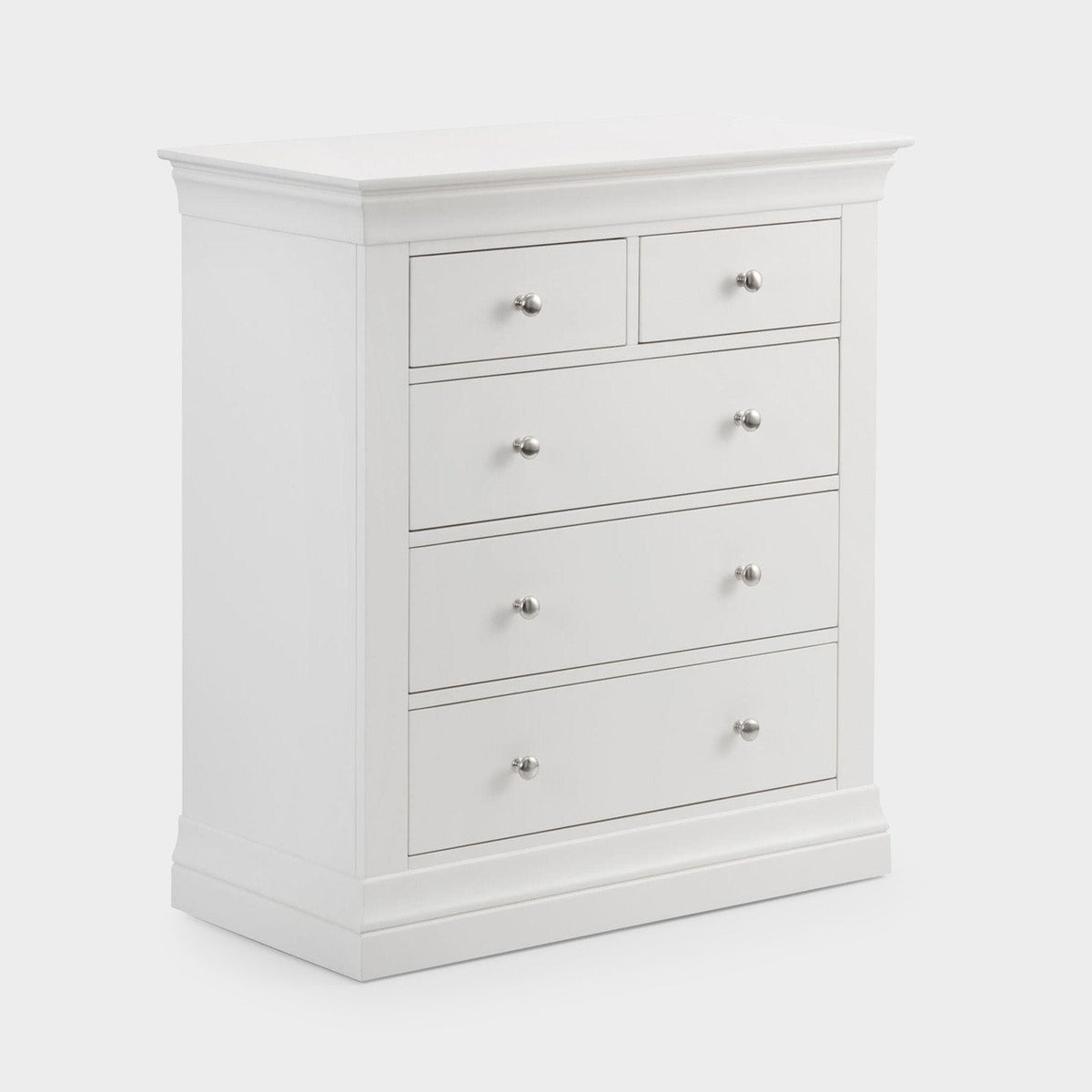 Clove Chest White 3+2 Drawer