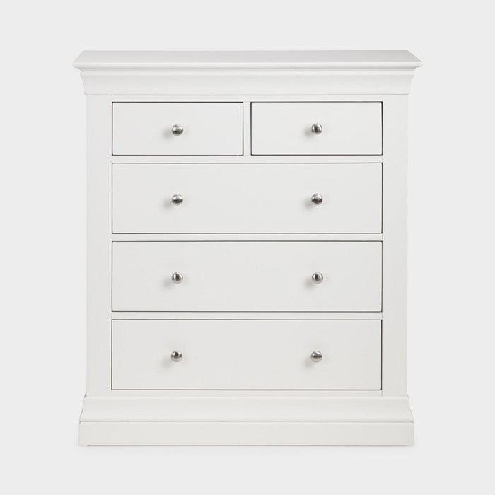 Clove Chest White 3+2 Drawer