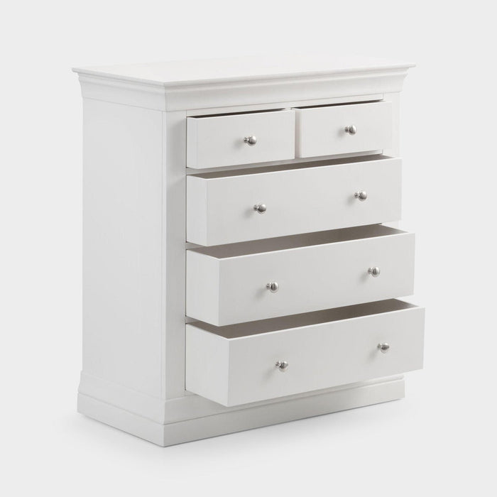 Clove Chest White 3+2 Drawer