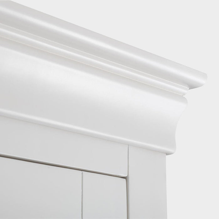 Clove Wardrobe White 2 Door 1 Drawer
