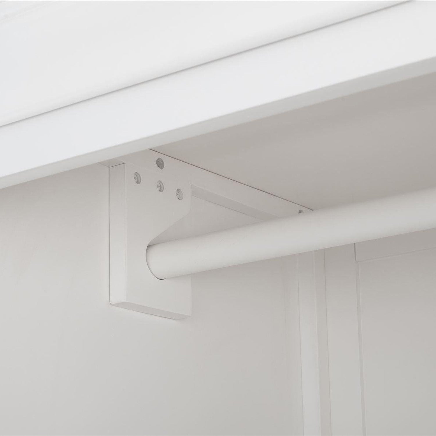 Clove Wardrobe White 2 Door 1 Drawer