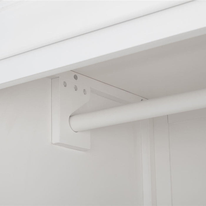 Clove Wardrobe White 2 Door Drawer