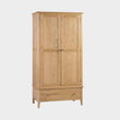Cole Wardrobe Oak 2 Door 1 Drawer