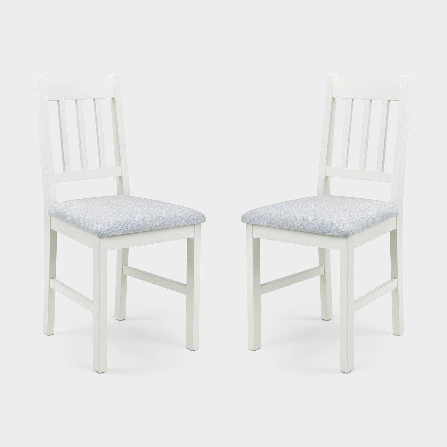 Connie Set Of 2 Dining Chairs Ivory/Grey