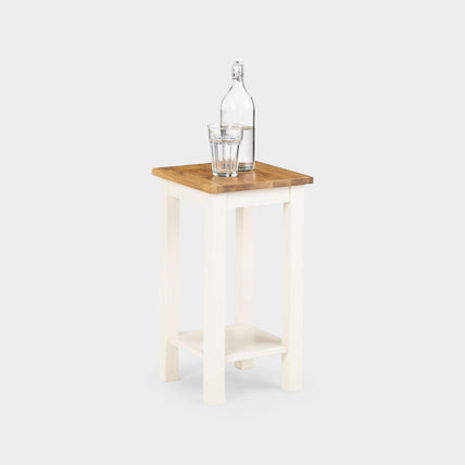 Connie Side Table Ivory/Oak