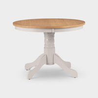 Dara Round Dining Table Grey/Oak