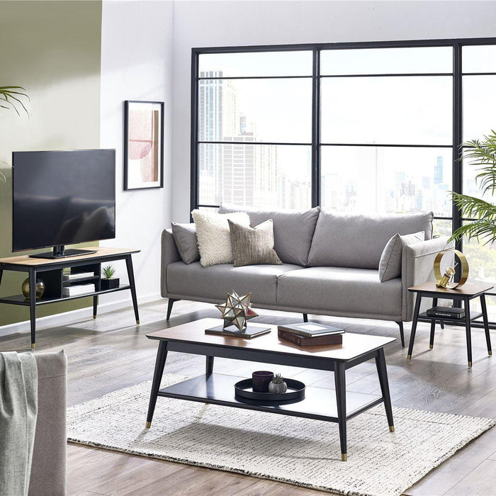 Flavia Coffee Table Black/Walnut