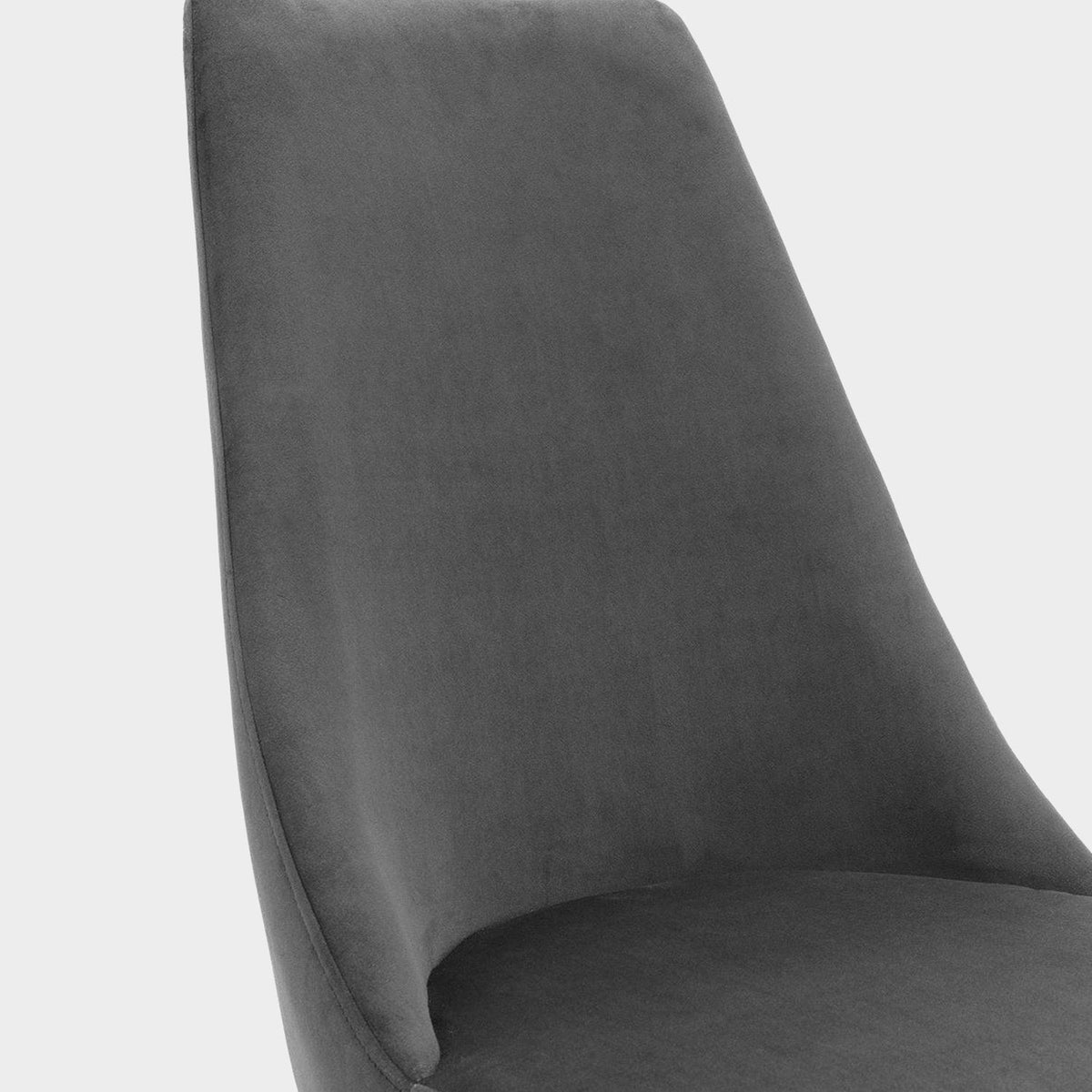 Flora Set Of 2 Dining Chairs Grey/Gold