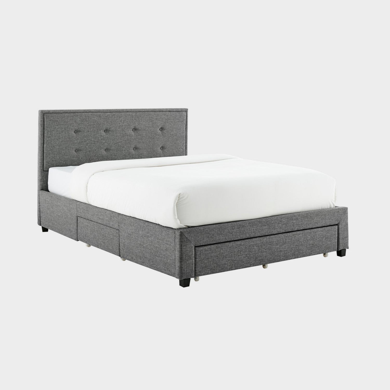 Florence Bed Frame King Grey
