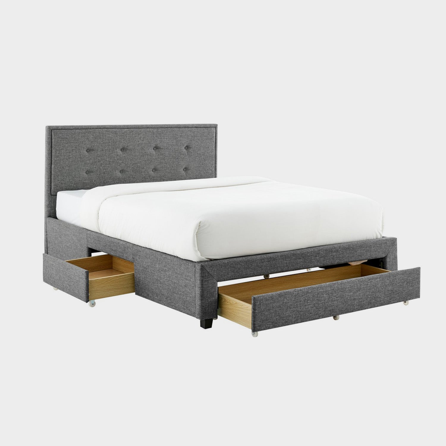 Florence Bed Frame King Grey