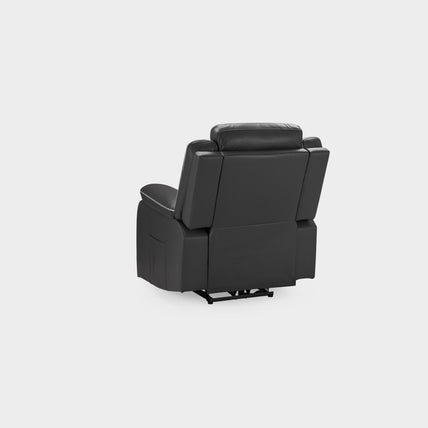 Harald Electric Recliner Sofa Black Armchair