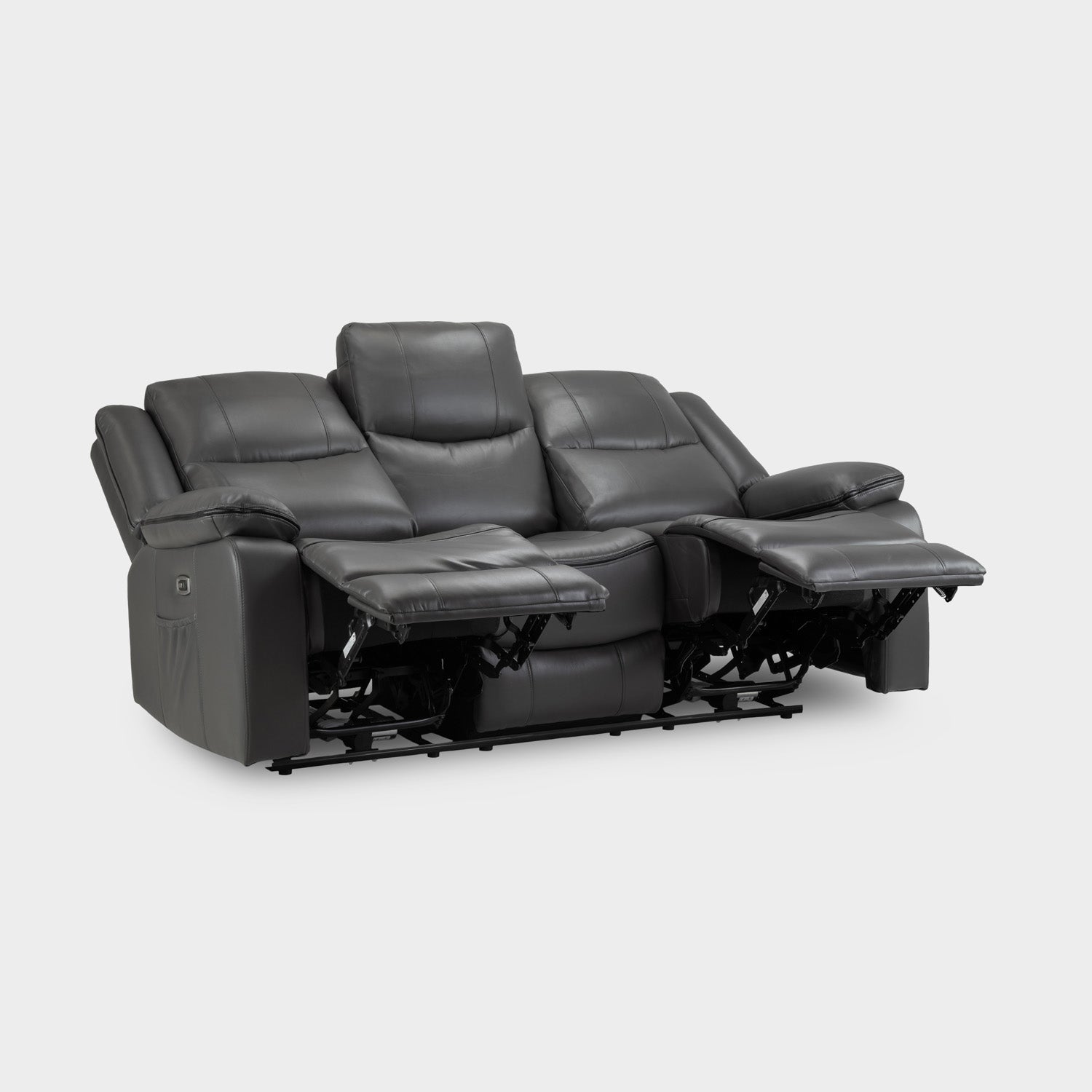 Harald Electric Recliner Sofa Grey 3+2 Set