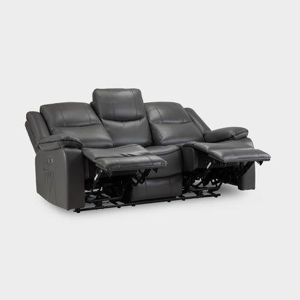 Harald Electric Recliner Sofa Grey 3+2 Set