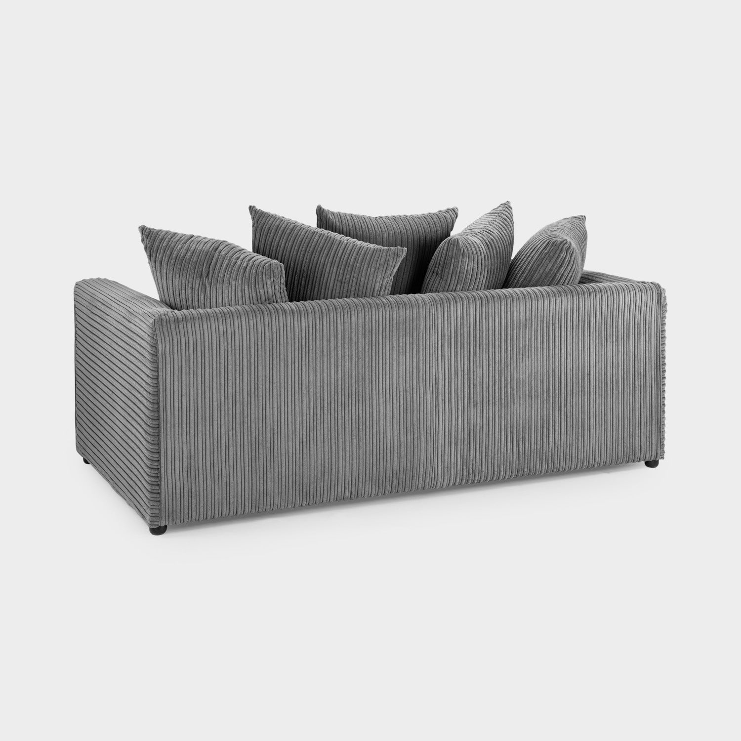 Harley Jumbo Sofa Grey 3 Seater