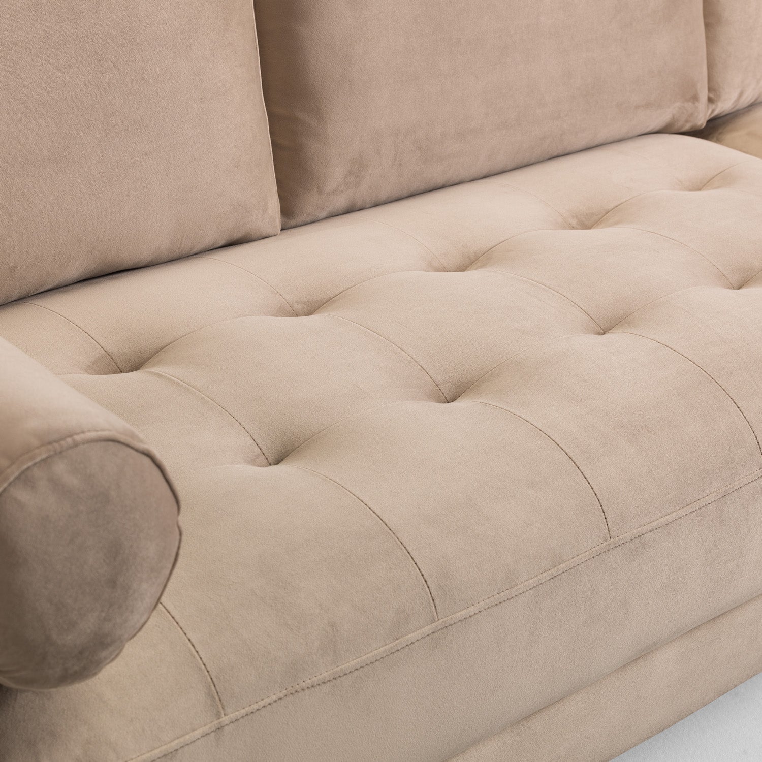 Harper Sofa Plush Beige 3 Seater