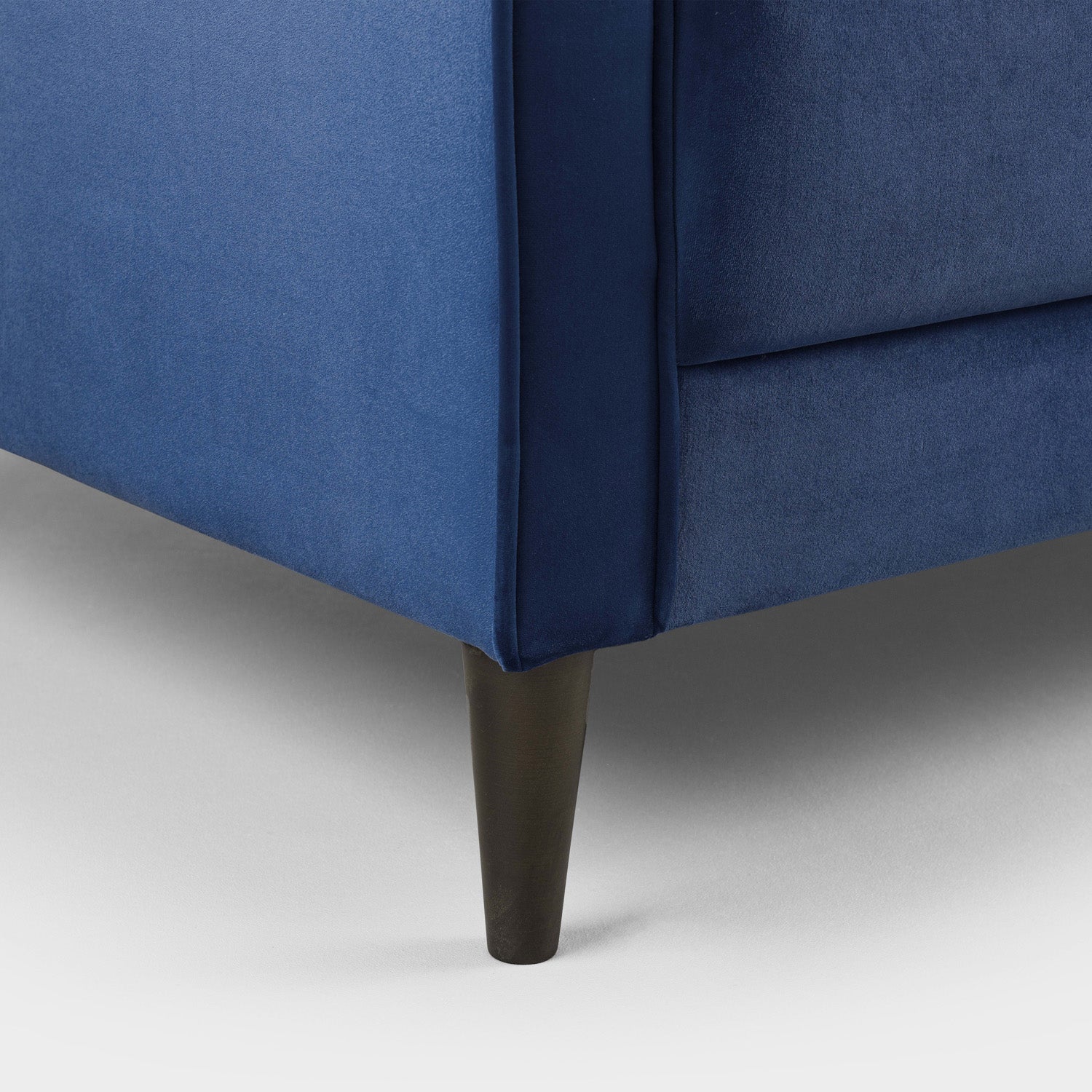 Harper Sofa Plush Blue 4 Seater