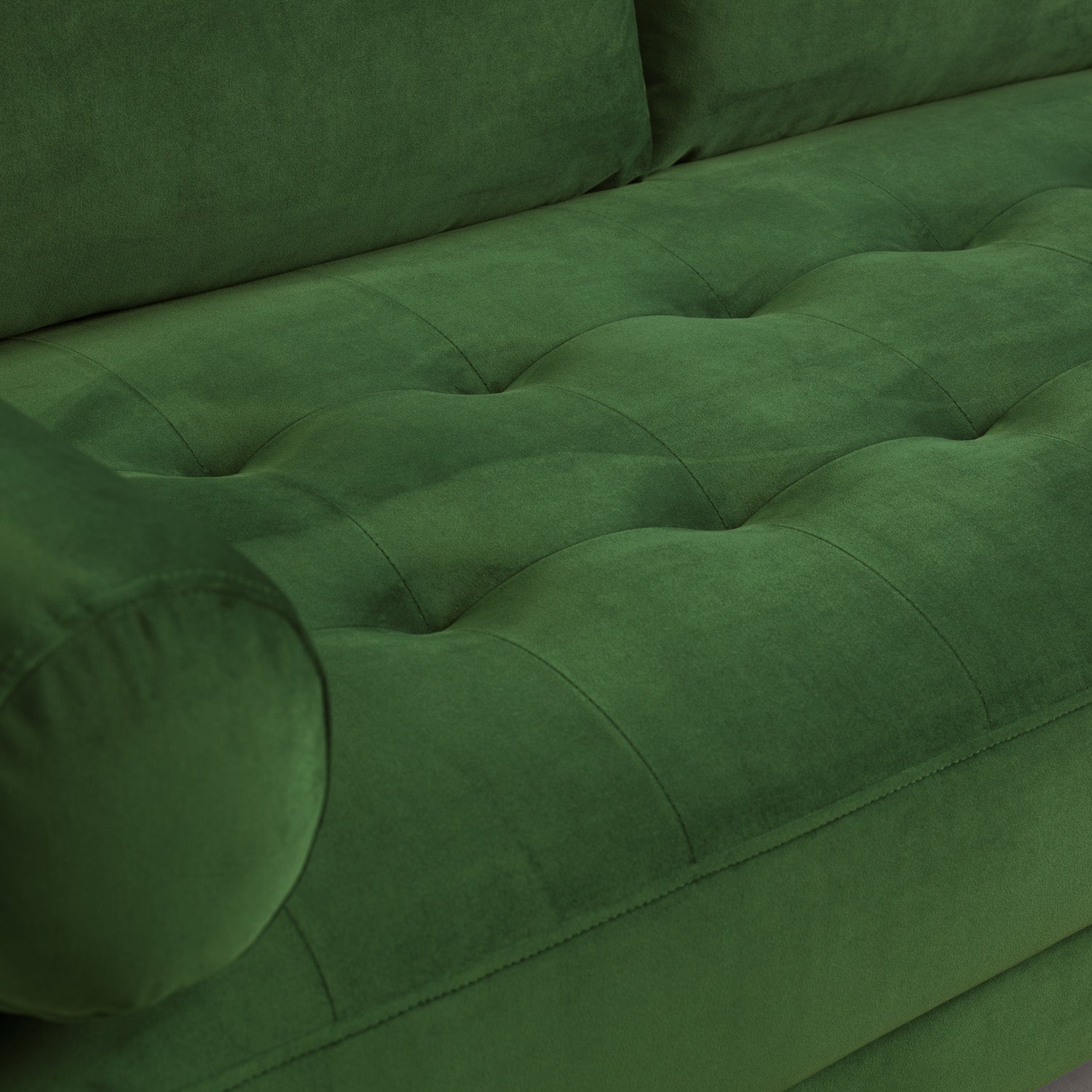 Harper Sofa Plush Green 4 Seater