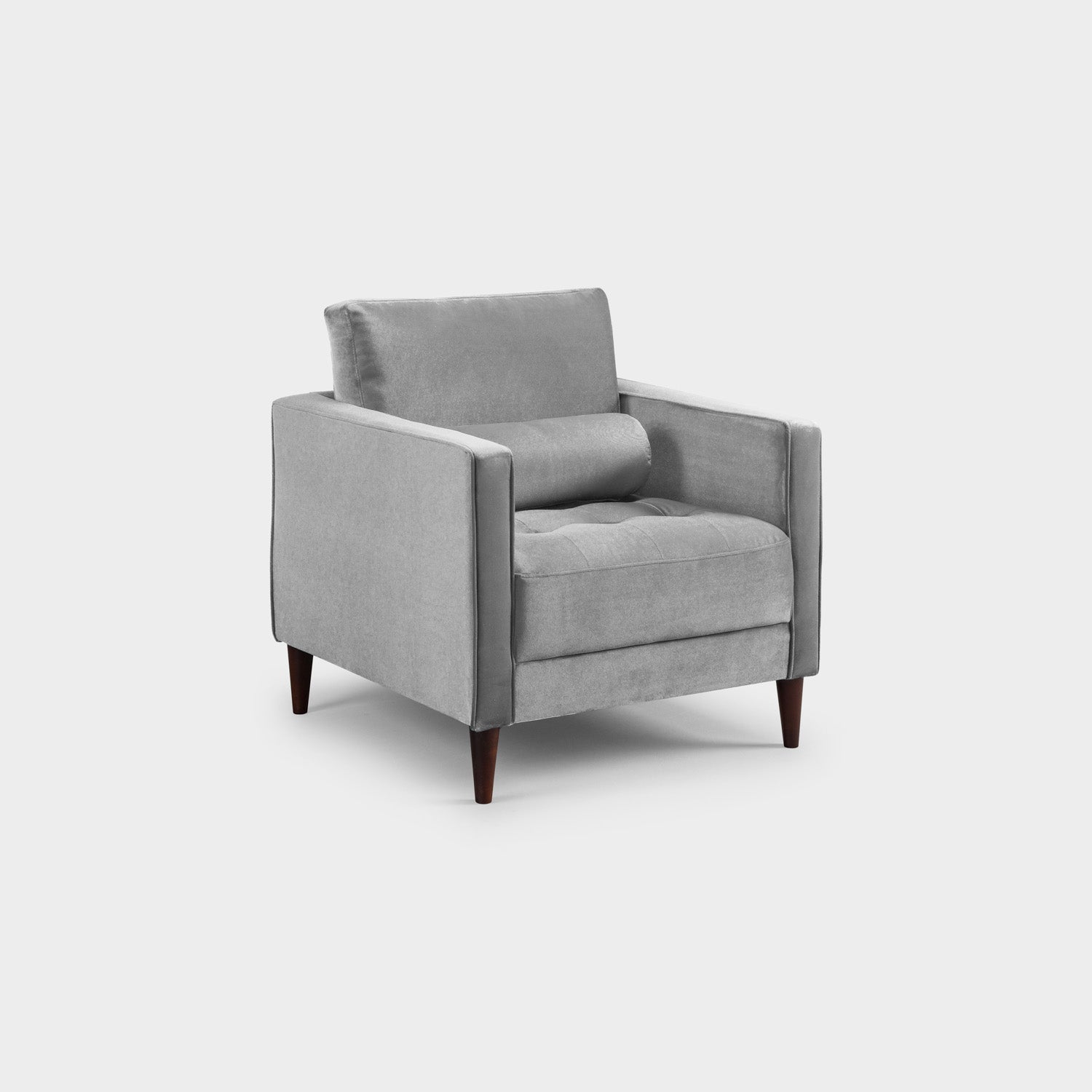 Harper Sofa Plush Grey Armchair