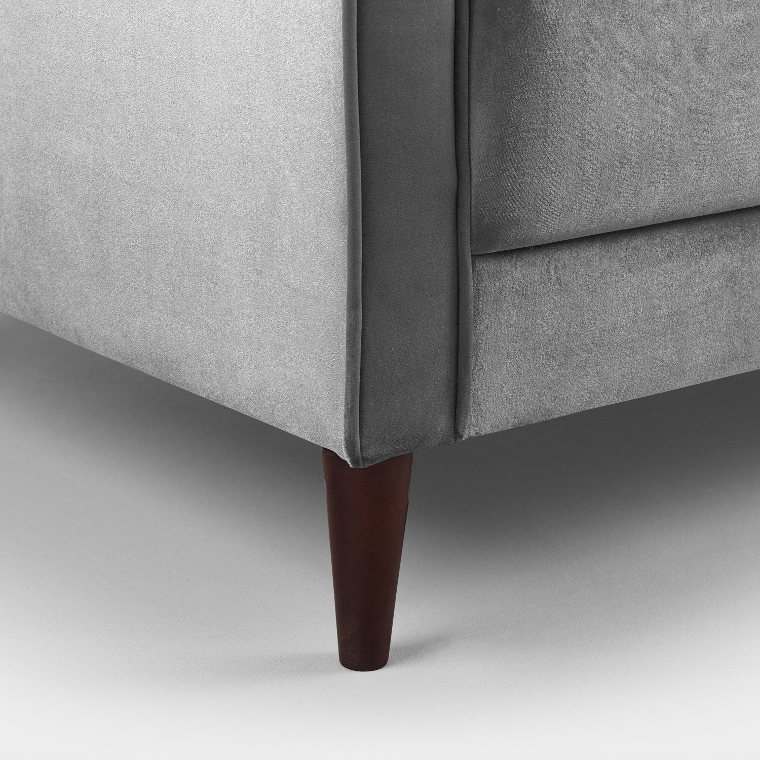 Harper Sofa Plush Grey Armchair
