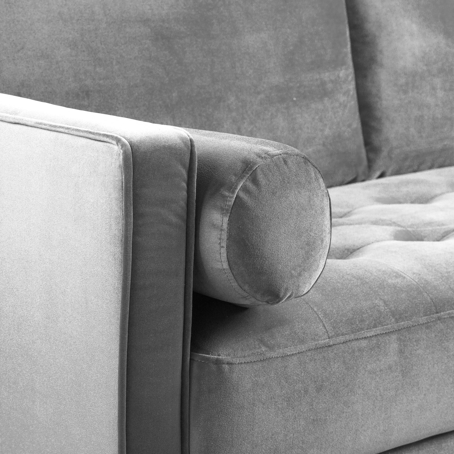 Harper Sofa Plush Grey Armchair