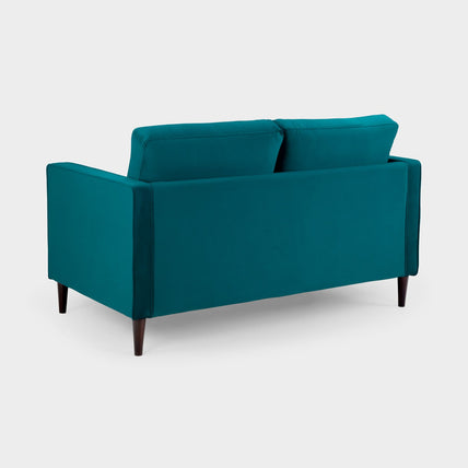 Harper Sofa Plush Teal 2 Seater