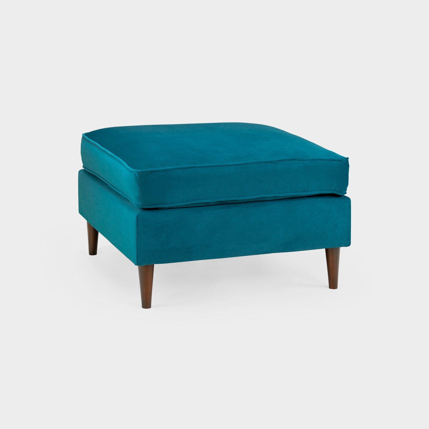 Harper Sofa Plush Teal Footstool