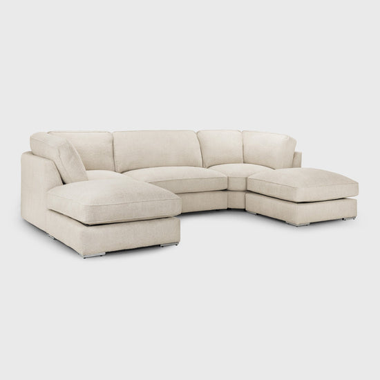 Inga Fullback Sofa Beige U Shape Corner
