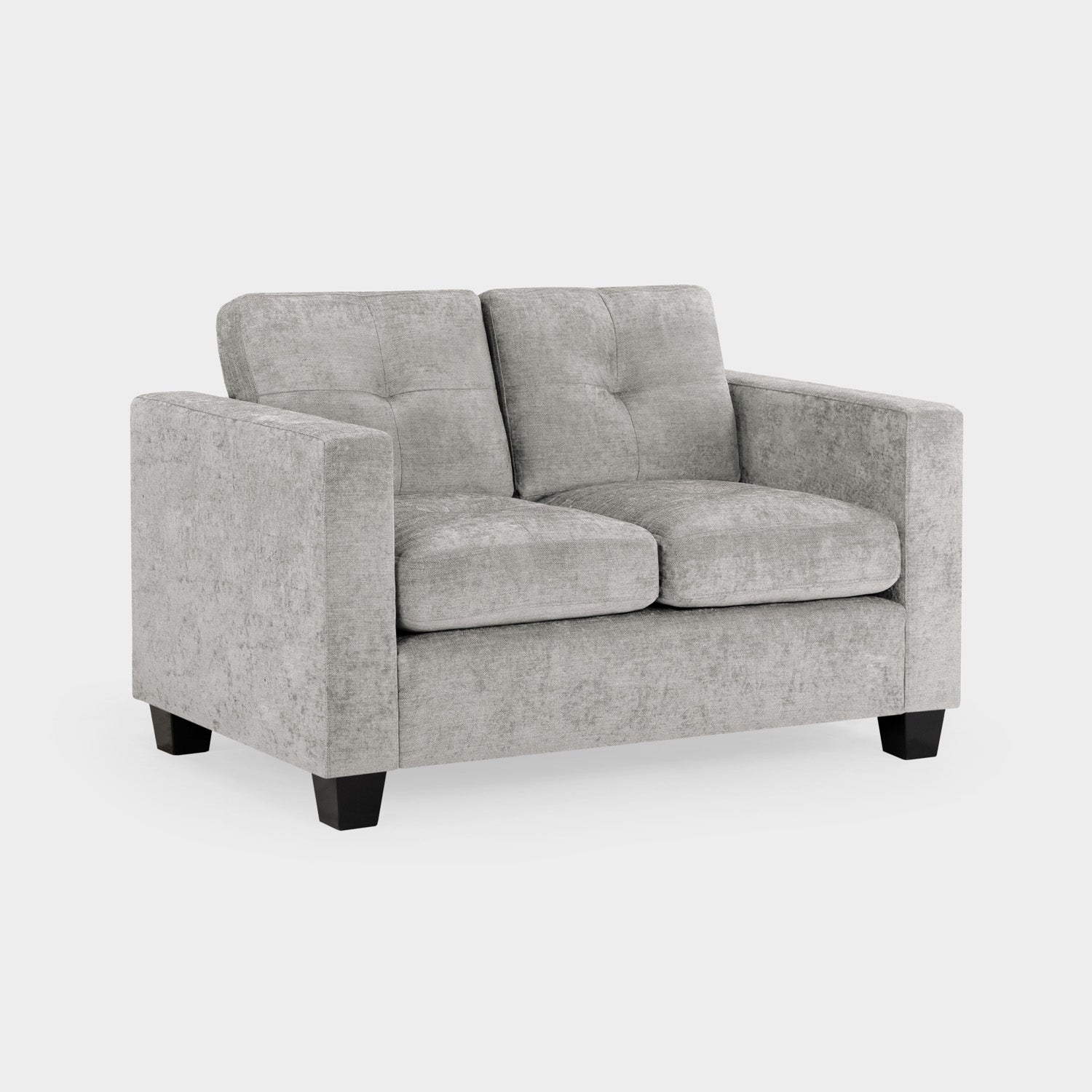 Jerry Sofa Grey Fabric 2 Seater